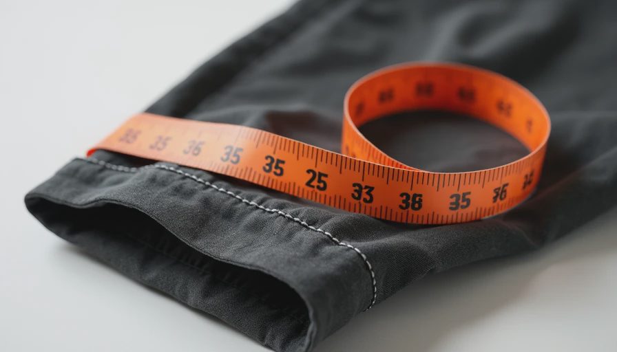 Visual context for pants for short legs