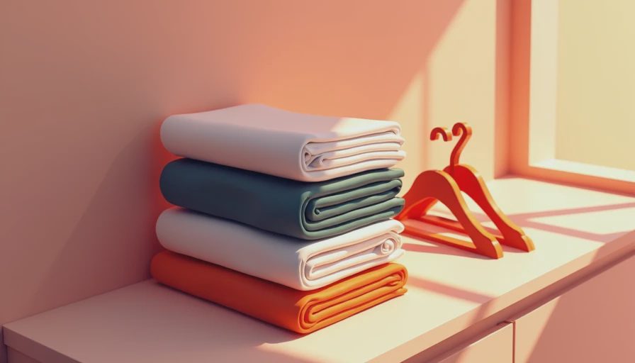 Visual context for spring capsule wardrobe