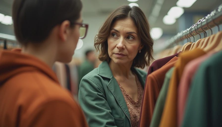 Visual context for what a Nordstrom buyer knows about clothing quality