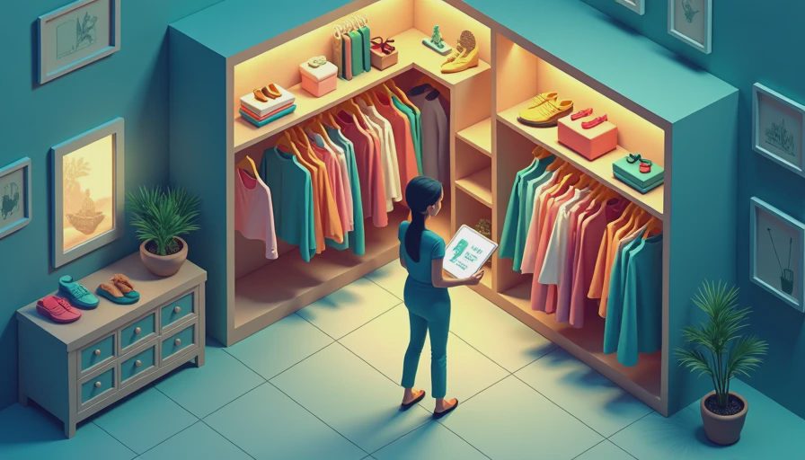 Illustration for how to make trends work in your actual closet
