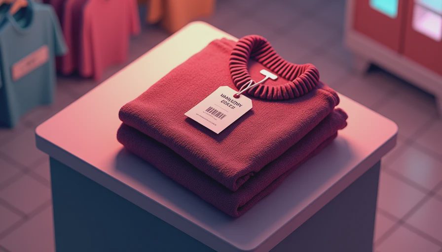 Visual context for clothes on sale